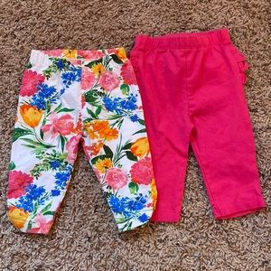 The Children's Place Floral and Pink Leggings